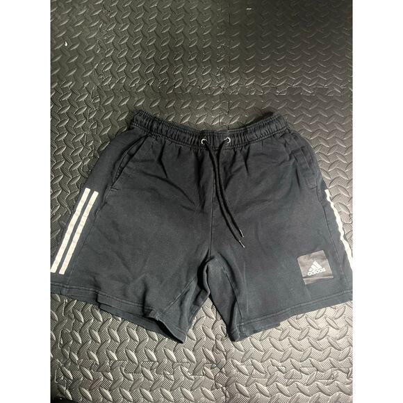 Adidas Black Athletic Shorts Men’s Size M - Picture 1 of 3